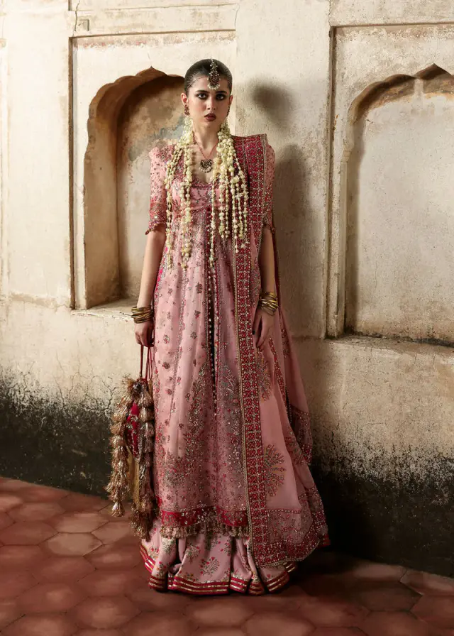 Hussain Rehar – Roshanara bridal replica, full front view