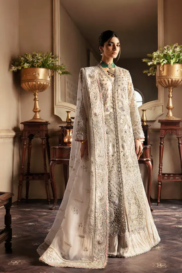Miel Soraya-inspired Pakistani formal, full front view