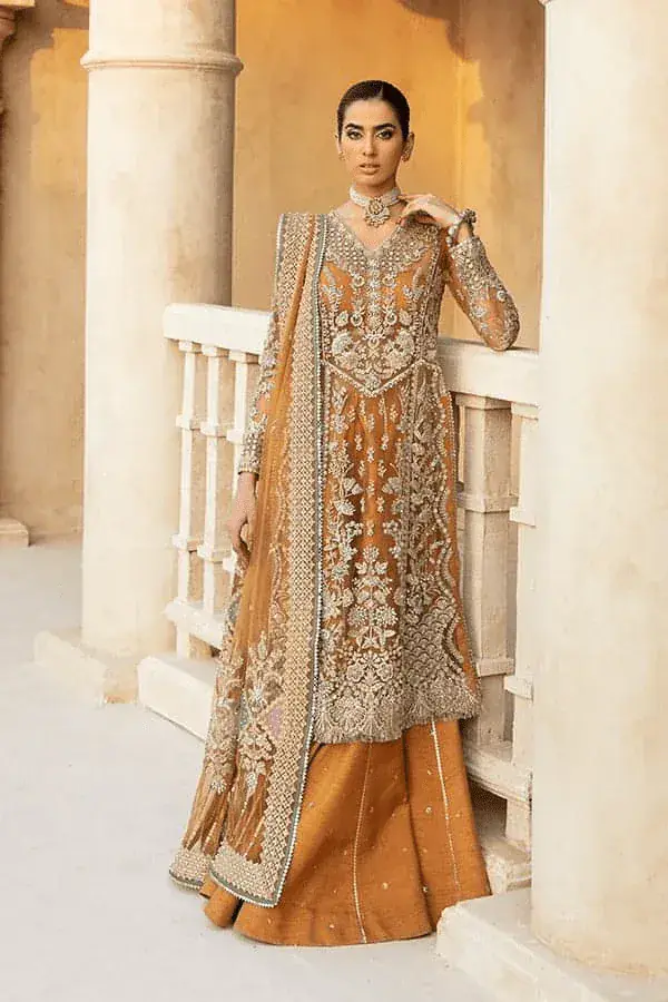 Naira Soraya-inspired Pakistani formal, full front view