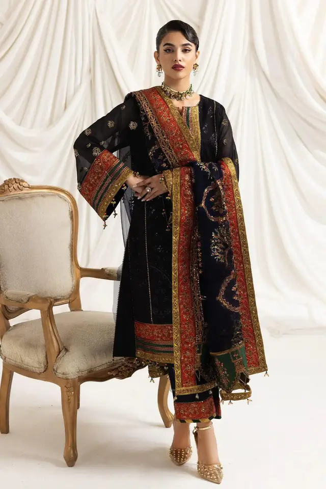 Mehlika B Black full-length primary view
