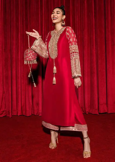 Aimer designer-inspired formal dress, full-length primary view