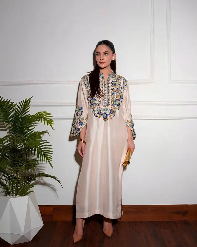 Aleena Khan Designer - White full-length primary view