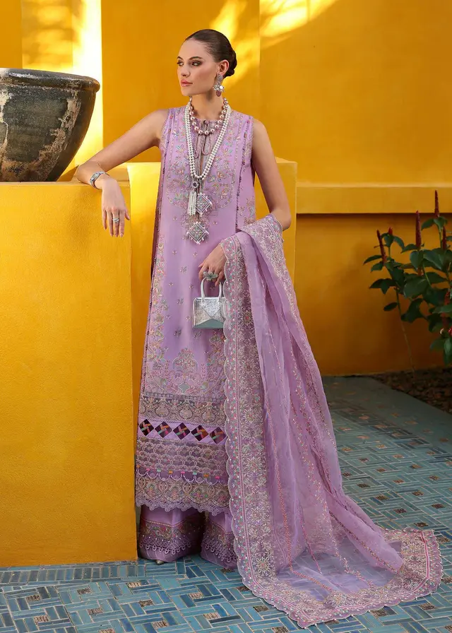 Celia luxury lawn full-length primary view