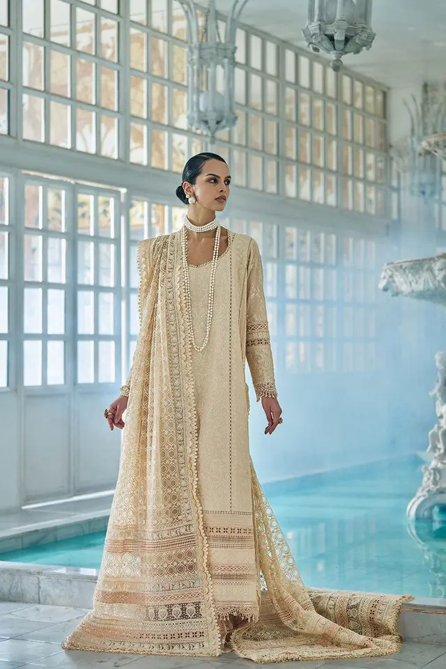 Design 3A Luxury Lawn Eid Edition luxury lawn full-length primary view