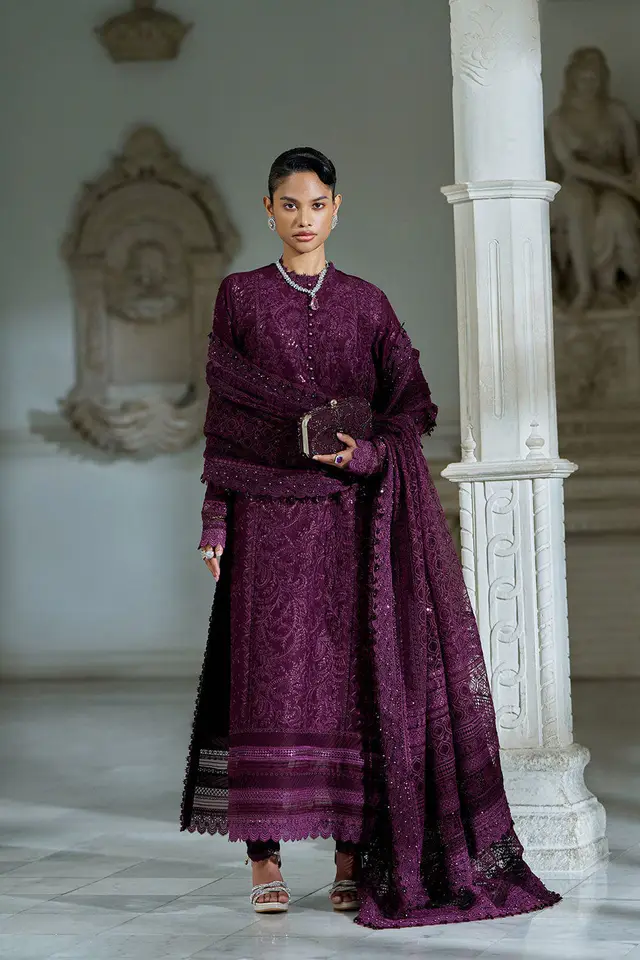 Design 3B Luxury Lawn Eid Edition luxury lawn full-length primary view