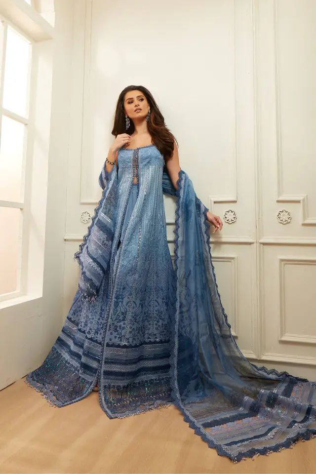 Design 6B Luxury Lawn Eid luxury lawn full-length primary view