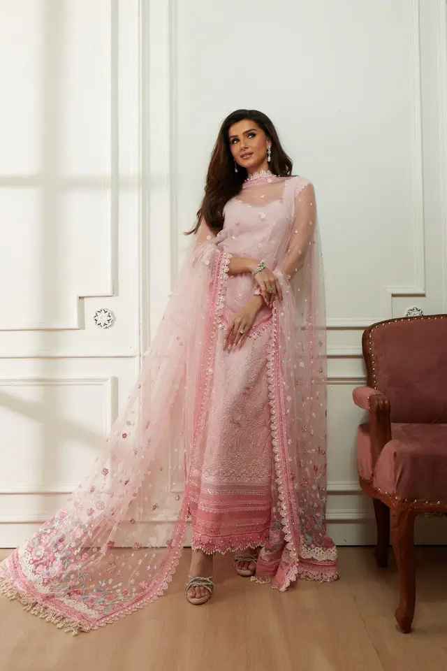 Design 7B Luxury Lawn Eid Edition luxury lawn full-length primary view