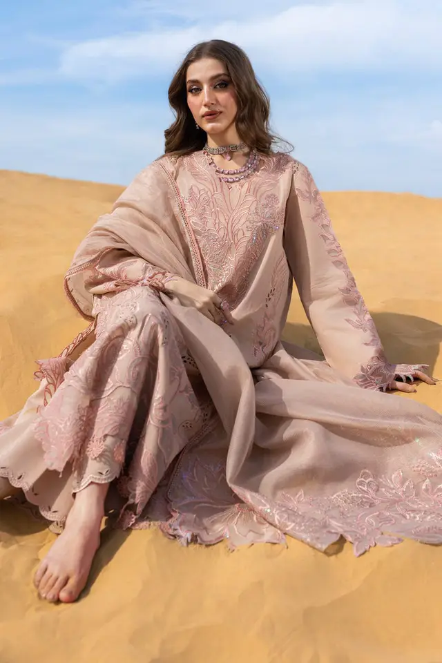 Elaheh luxury lawn full-length primary view