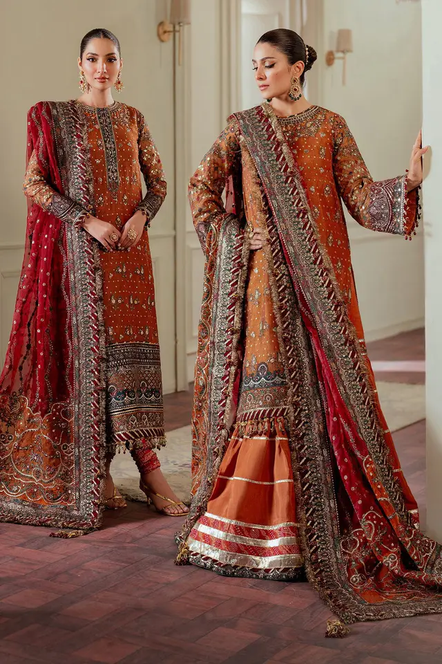 Embroidered Net full-length primary view