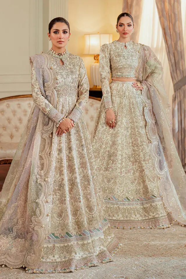 Embroidered Net full-length primary view