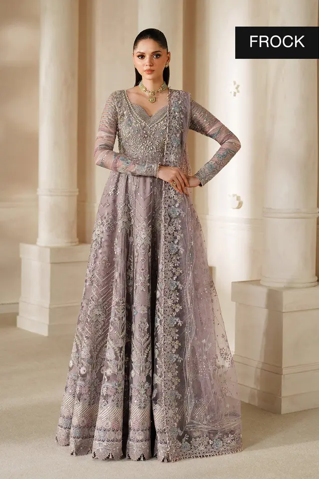 Embroidered Net full-length primary view