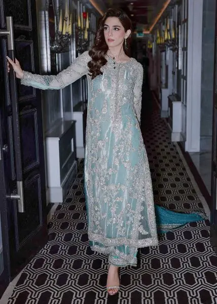 Ferozeah designer-inspired formal dress, full-length primary view