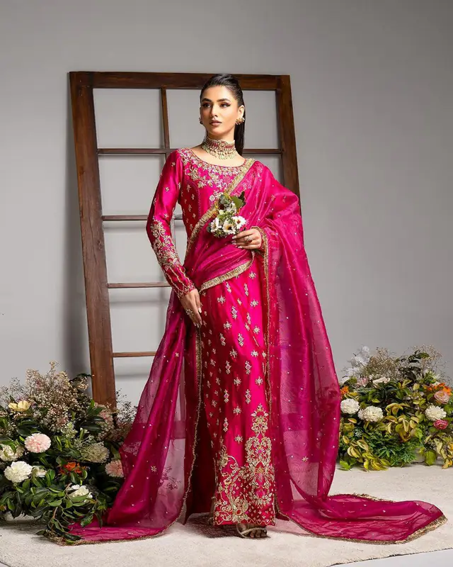 Fuschia full-length primary view