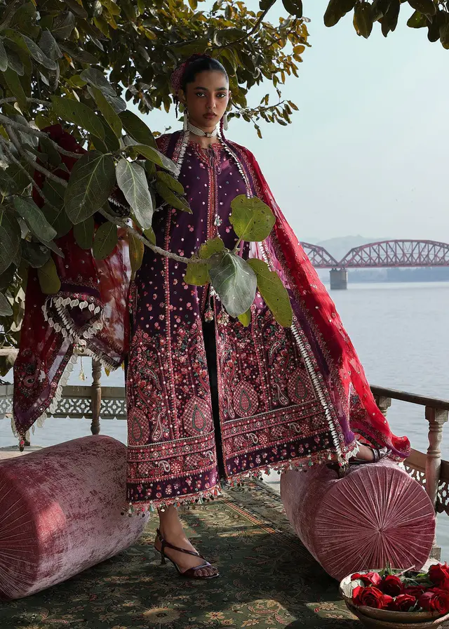 Hussain Rehar - Nihdi luxury lawn full-length primary view