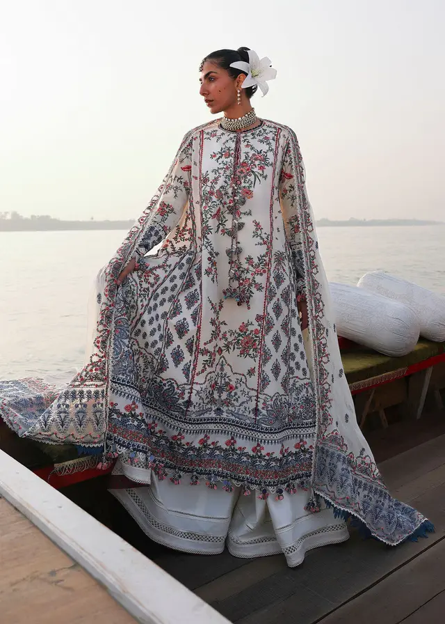 Hussain Rehar - Yuki luxury lawn full-length primary view
