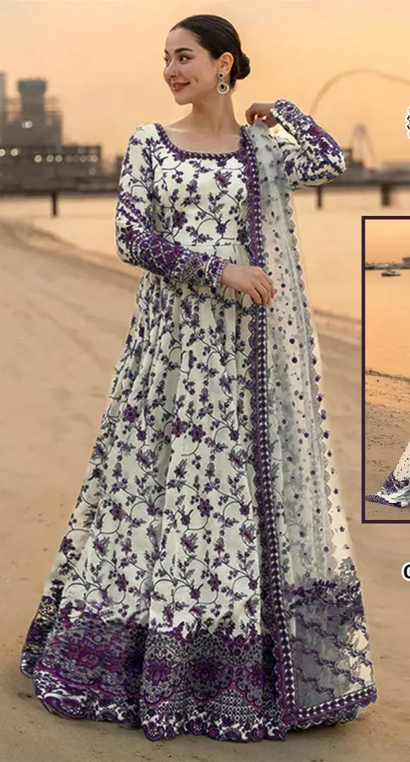 Jehona White and Purple full-length primary view