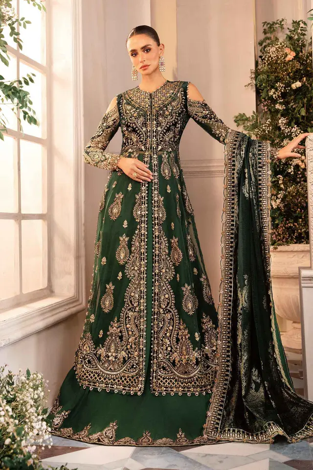 Maria B Emerald Green full-length primary view