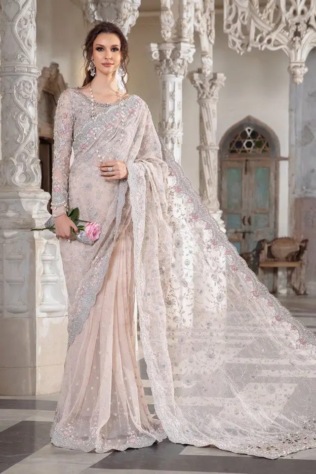 Maria B. Couture Pale Pink full-length primary view