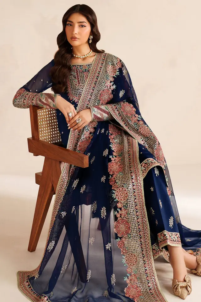Navy Lux full-length primary view