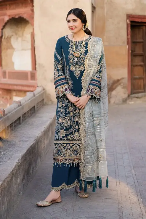 Neelam Embroidered Chiffon full-length primary view