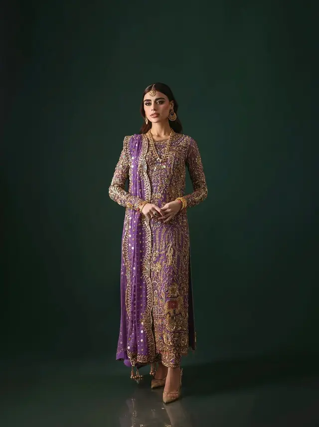 Nomi Ansari Couture ensemble - Sadaf Kanwal full-length primary view