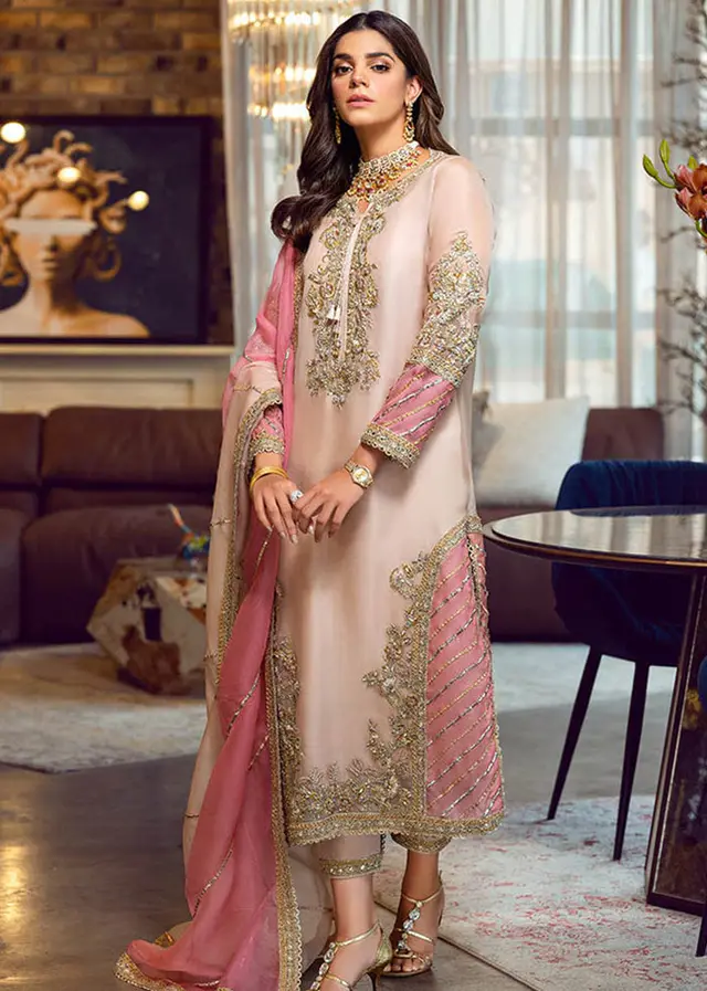 Peach Nouveau full-length primary view