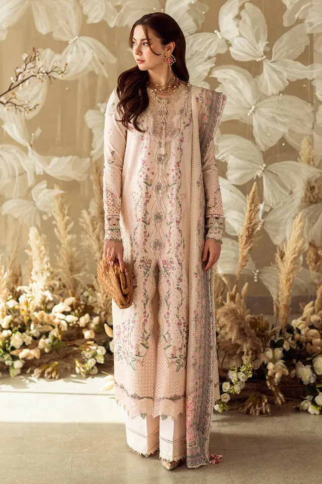 Lily luxury lawn full-length primary view