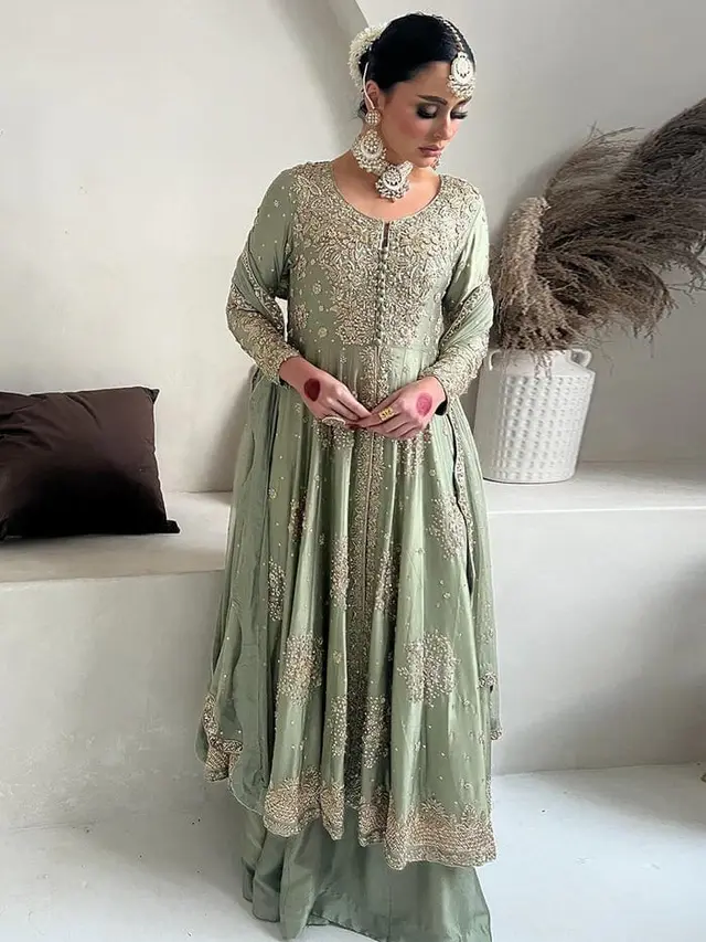 Aisha Naheed - Pistachio Maxi full-length primary view