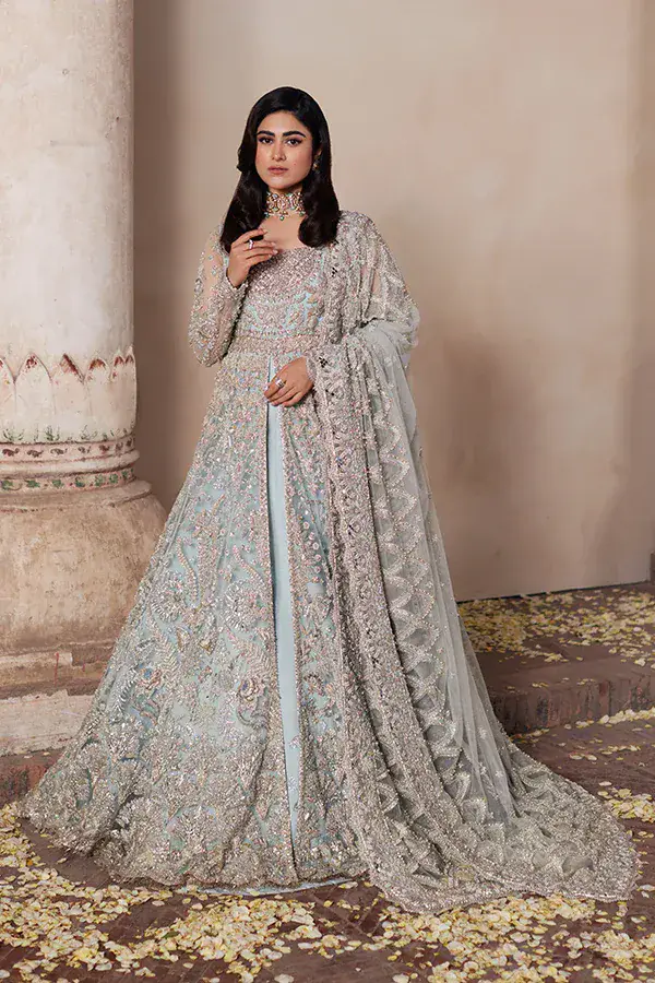 Ciel Soraya-inspired Pakistani formal, full front view