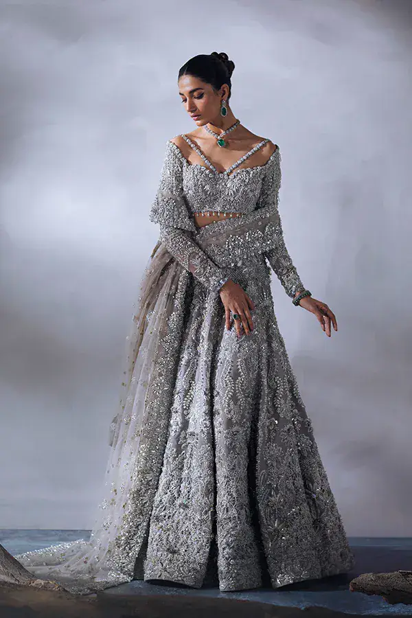 Eisley Soraya-inspired Pakistani formal, full front view