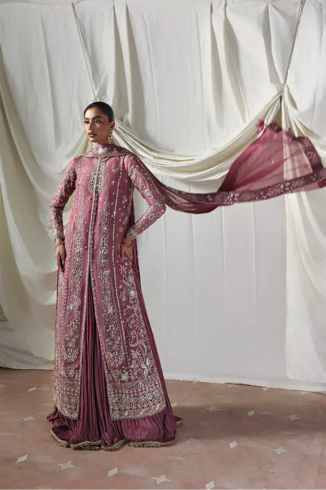 Isolde Soraya-inspired Pakistani formal, full front view