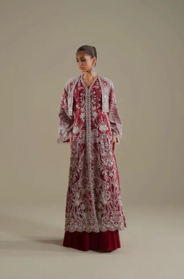 Rhenza Soraya-inspired Pakistani formal, full front view
