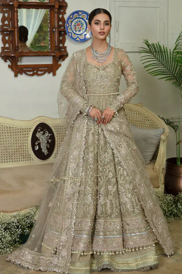 Royale Soraya-inspired Pakistani formal, full front view
