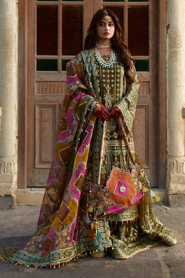 Viraas designer-inspired formal dress, full-length primary view