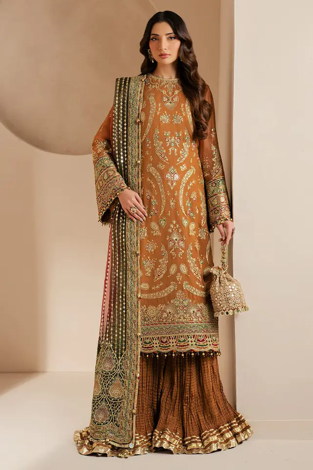 WF'25-08 Embroidered Chiffon full-length primary view