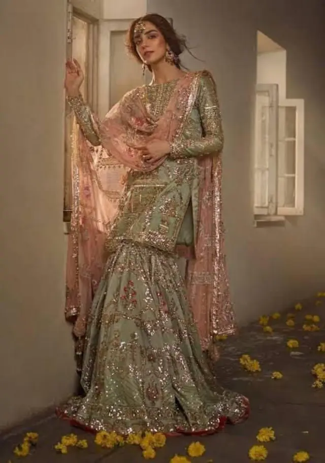Zamrud designer-inspired formal dress, full-length primary view
