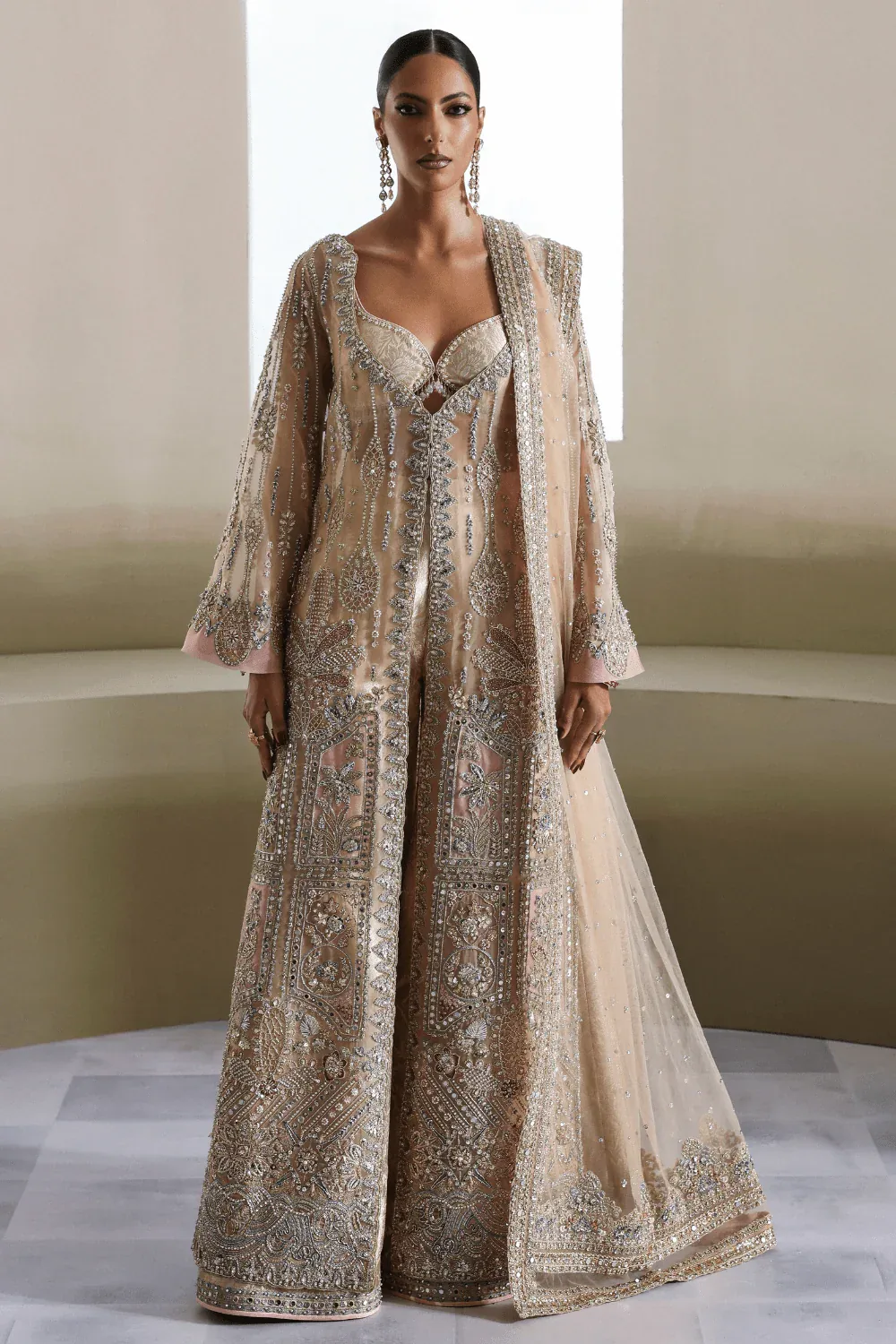 Soraya – Aurene Soraya-inspired Pakistani formal, full front view