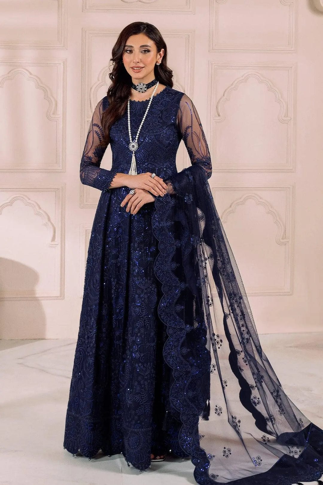 AF-DUA-3001-Khirad Blue full-length primary view