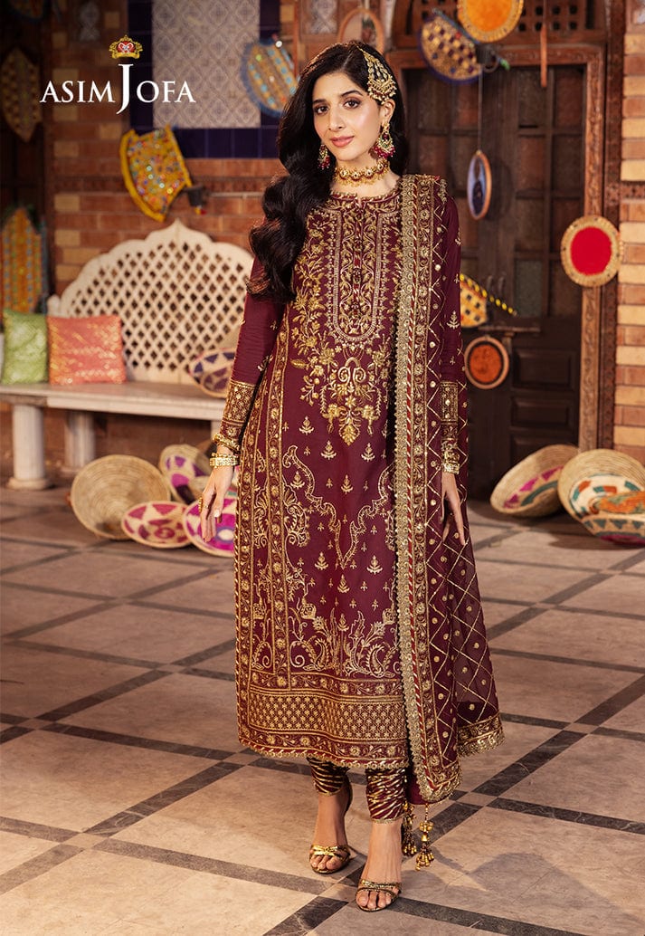 AJCD-09 Embroidered Chiffon full-length primary view