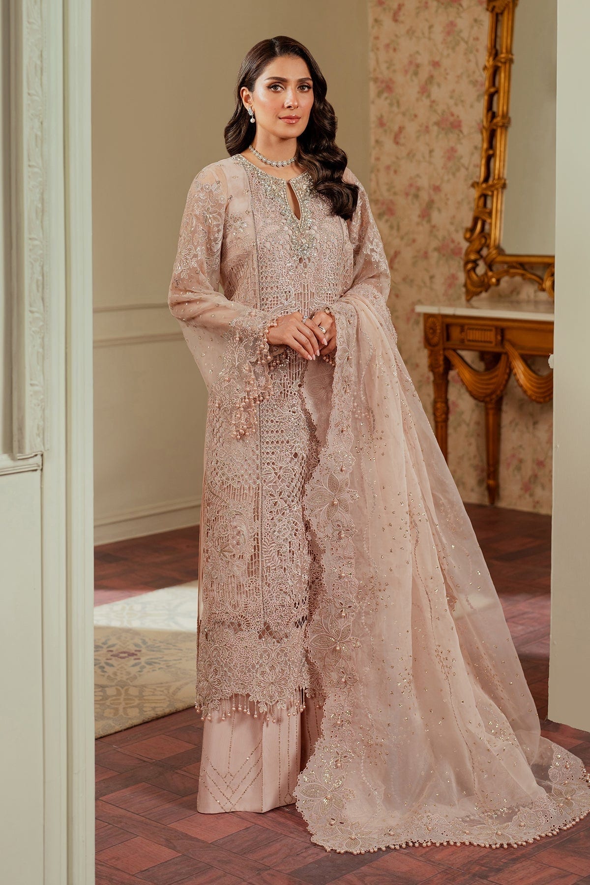 Baroque Chantelle EMBROIDERED ORGANZA full-length primary view