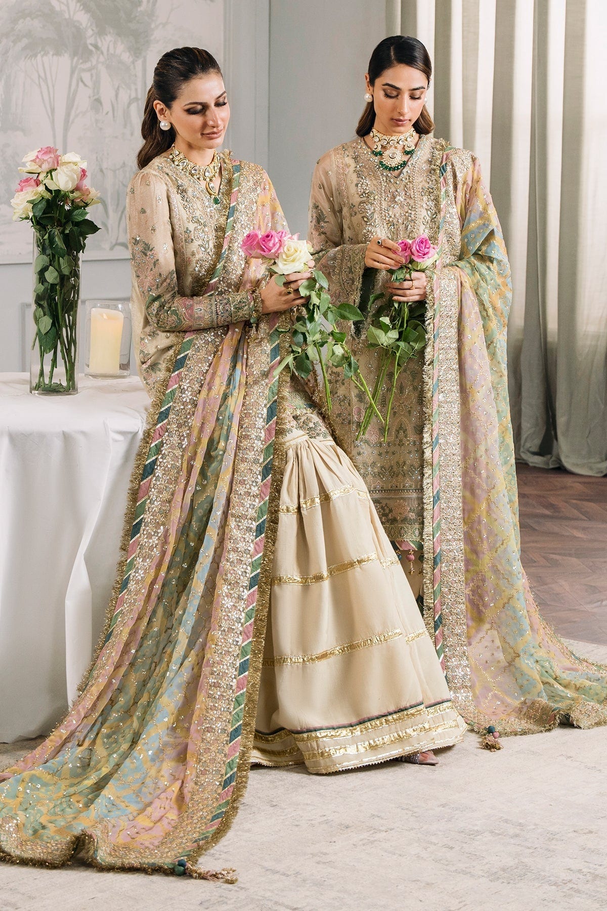 Baroque Embroidered Masuri full-length primary view