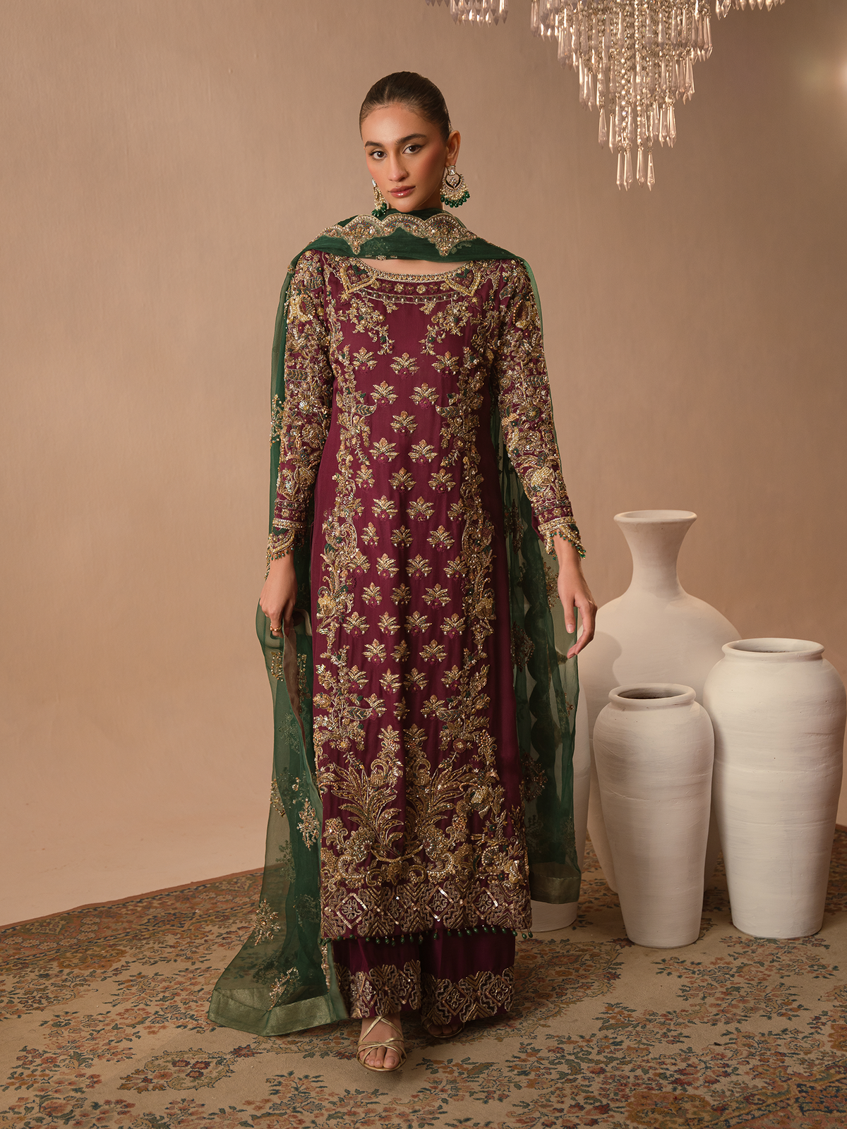 Burgundy Dusk full-length primary view