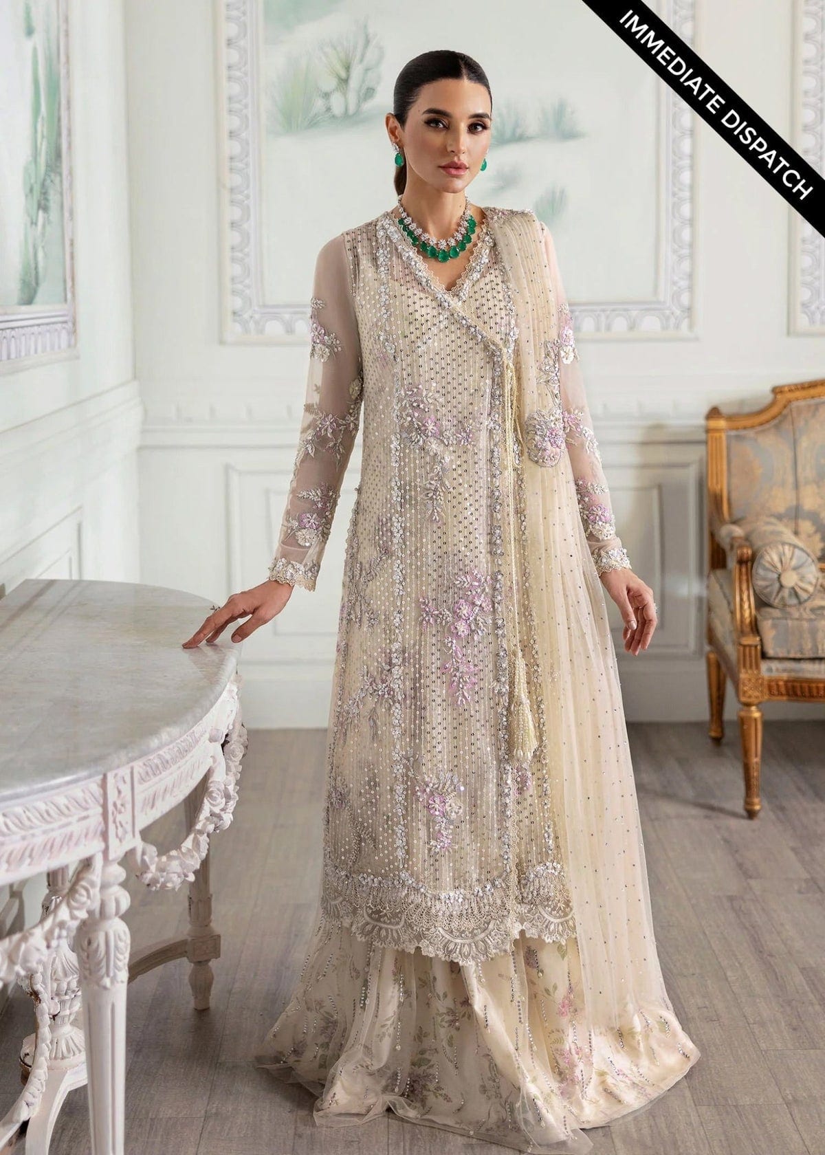 Crimson by Saira Shakira - A Swarovski Affair full-length primary view