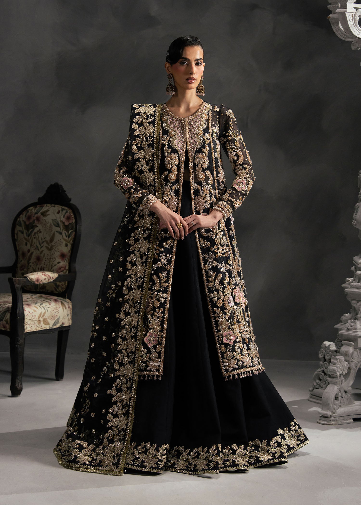 Mireya jet black original formal dress — photograph 1
