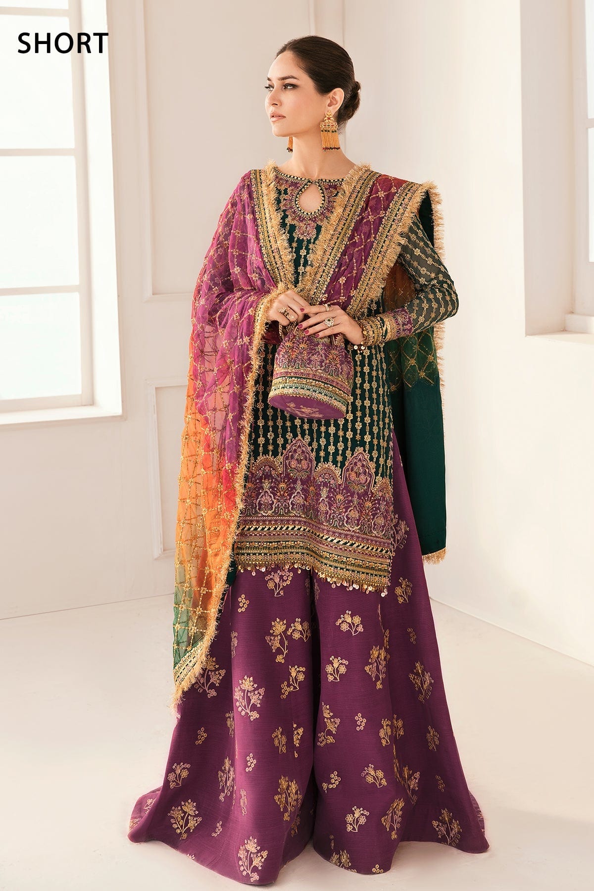 EMBROIDERED CHIFFON CH11-06 full-length primary view