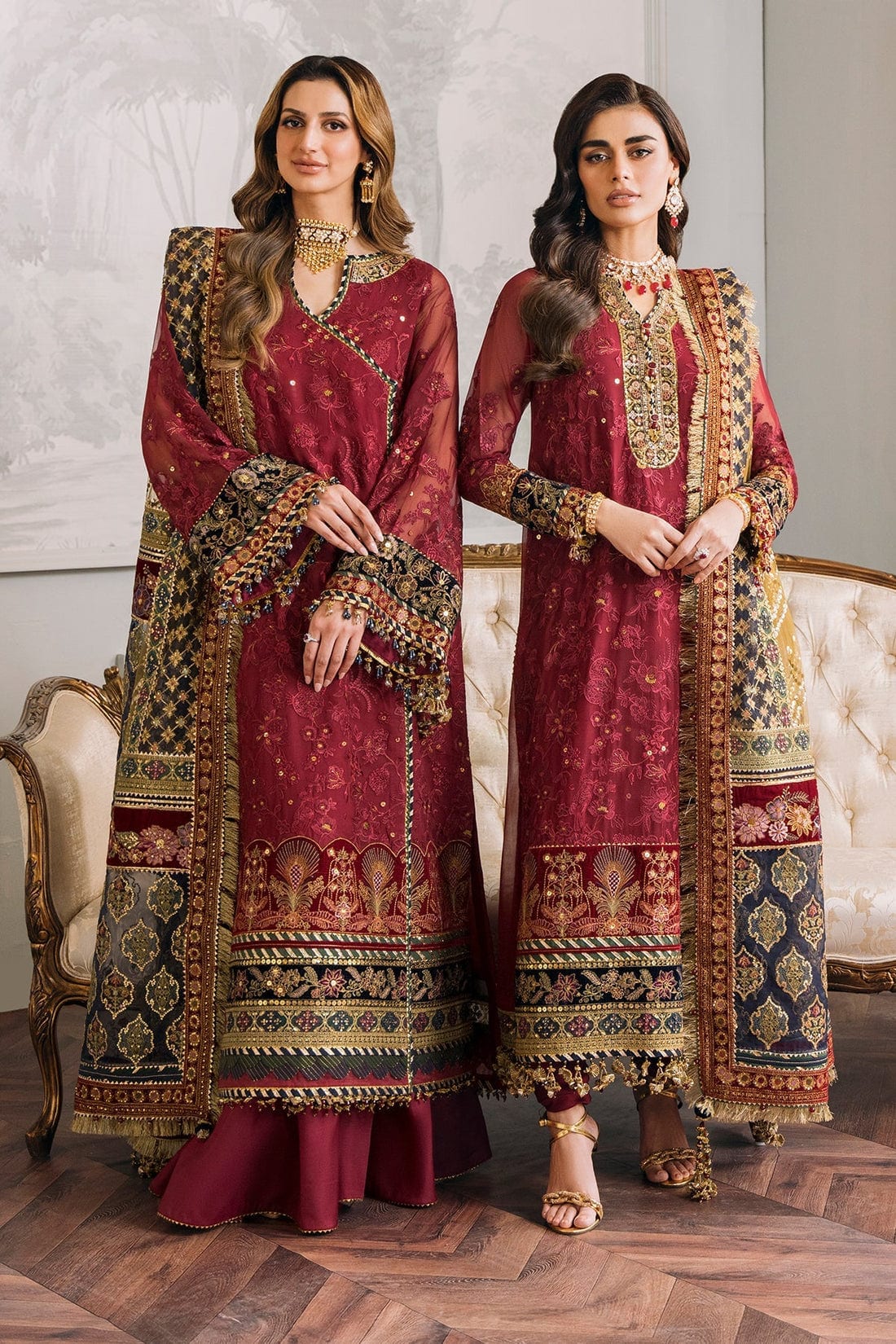 EMBROIDERED CHIFFON CH12-07 full-length primary view