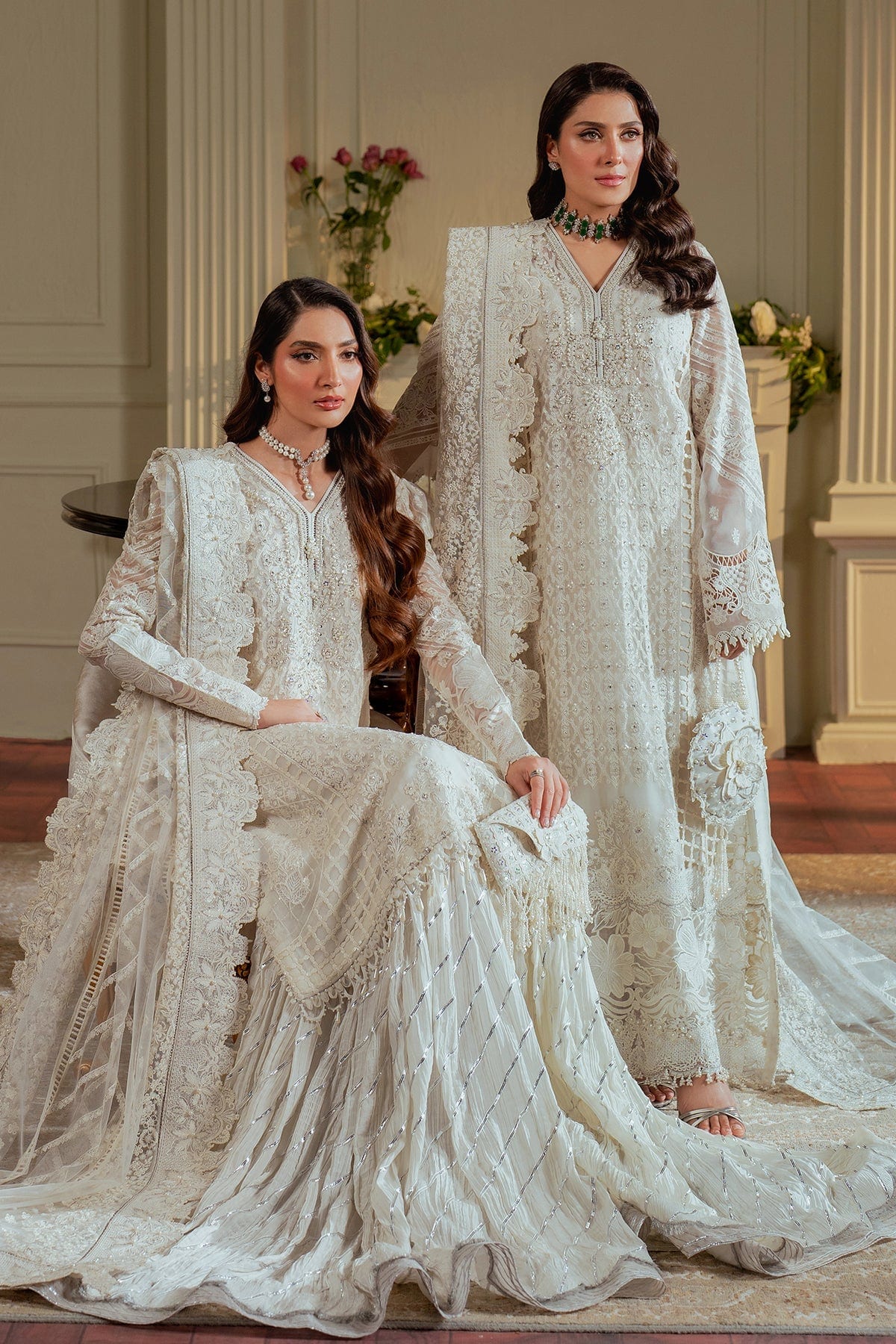 EMBROIDERED CHIFFON CH13-02 full-length primary view