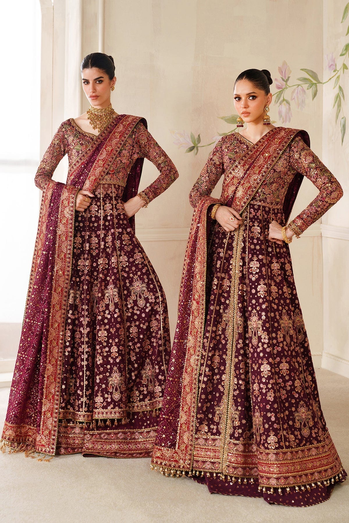 EMBROIDERED CHIFFON CH14-05 full-length primary view
