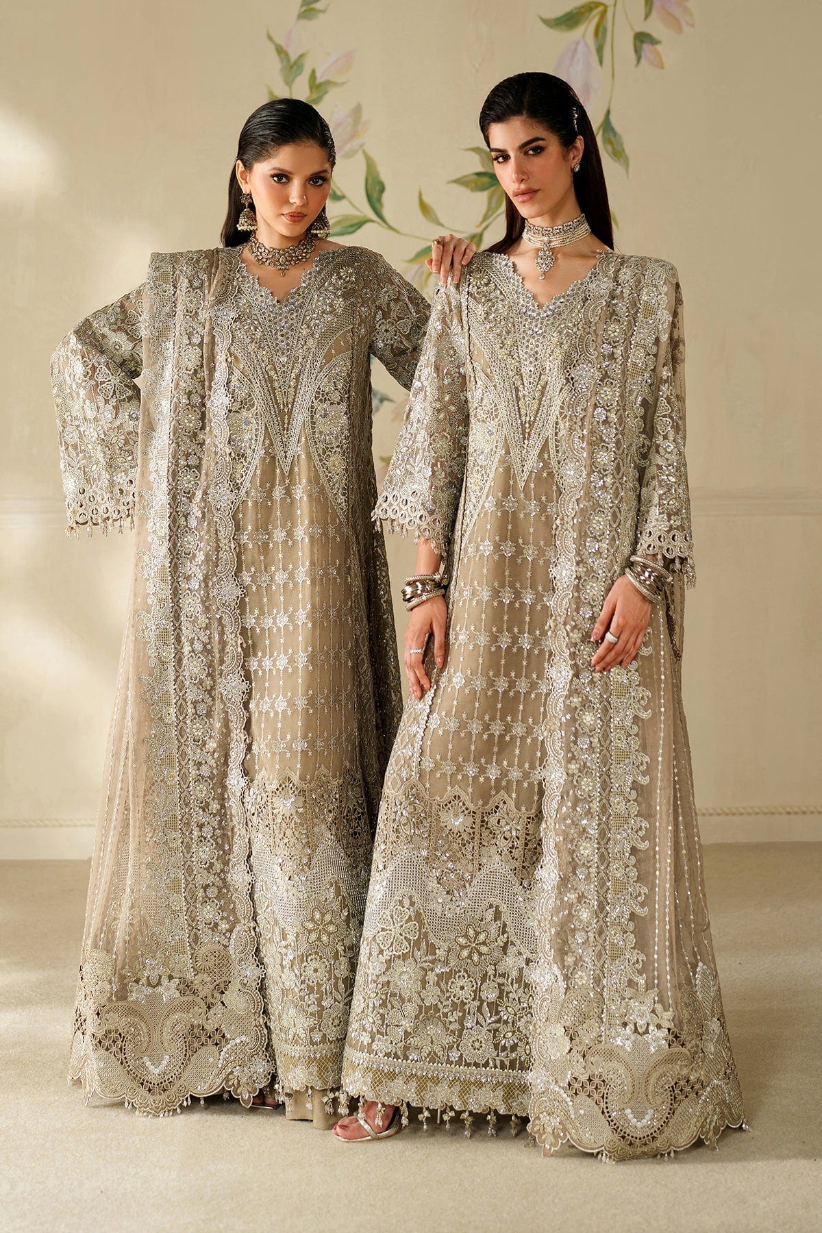 EMBROIDERED CHIFFON CH14-08 full-length primary view