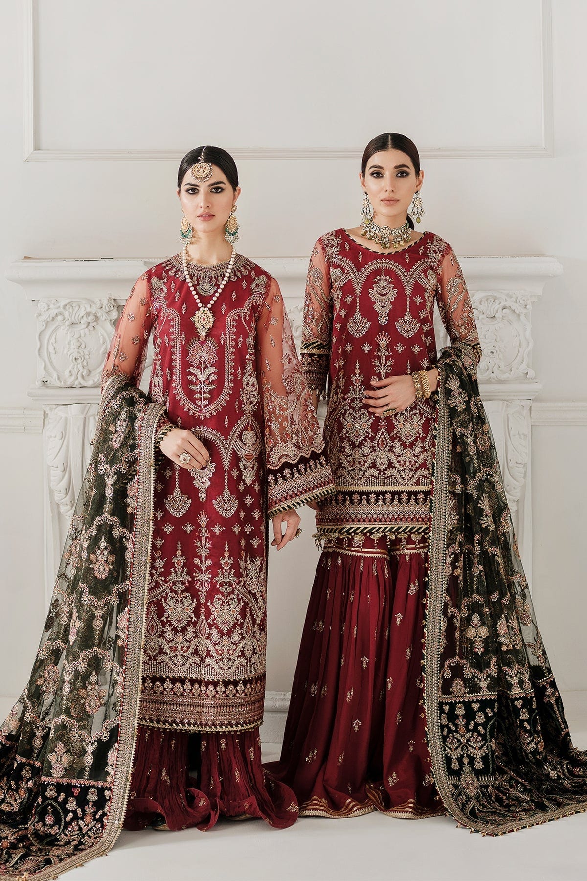 EMBROIDERED NET CH10-07 full-length primary view
